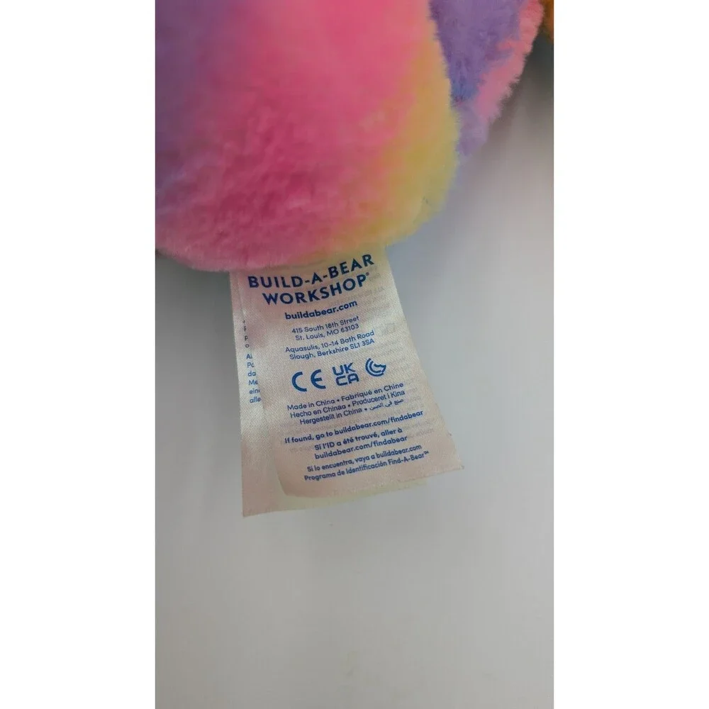 Build A Bear Great Wolf Lodge Rainbow Wolf Limited Edition Exclusive
